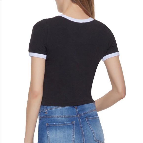 SOLID CROP TOP - Picture 3 of 4